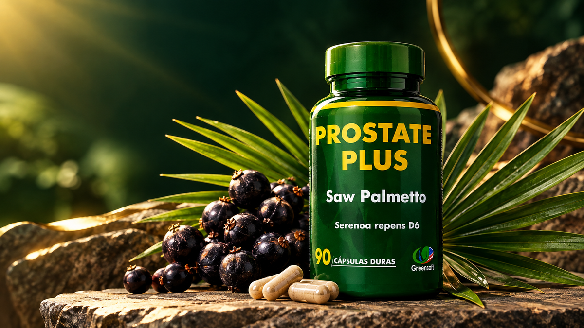 Prostate Plus Saw Palmetto D6 – Bienestar Masculino y Cuidado Prostático | 90 Cápsulas